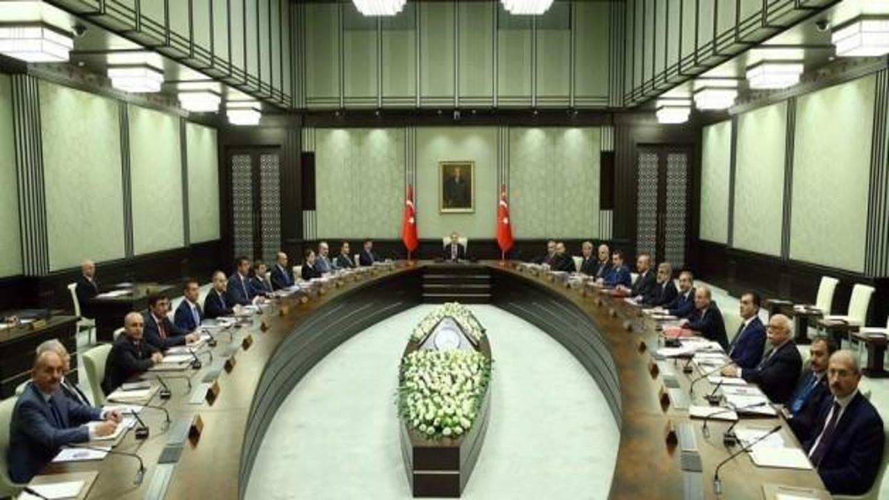 Bakanlar Kurulu Beştepe'de toplandı