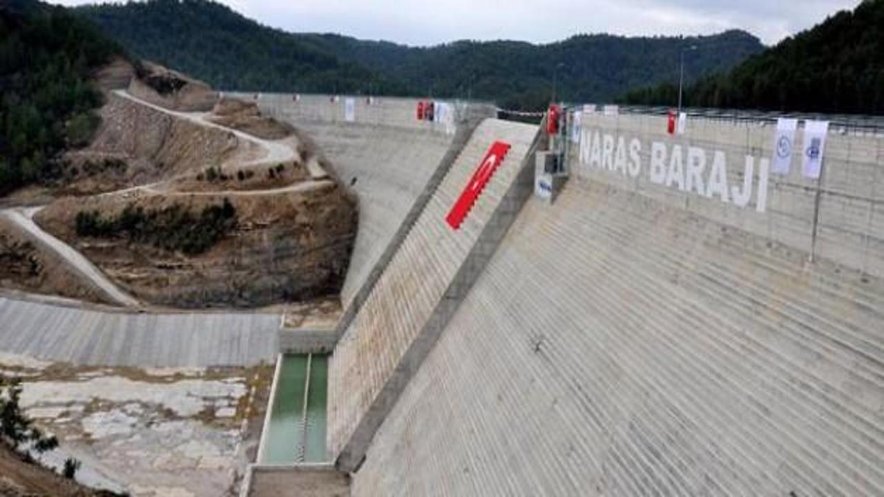 Naras Barajı'nın açılışı yapıldı