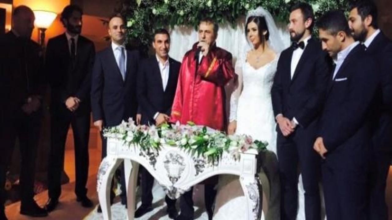 Galatasaraylı futbolcular düğünde