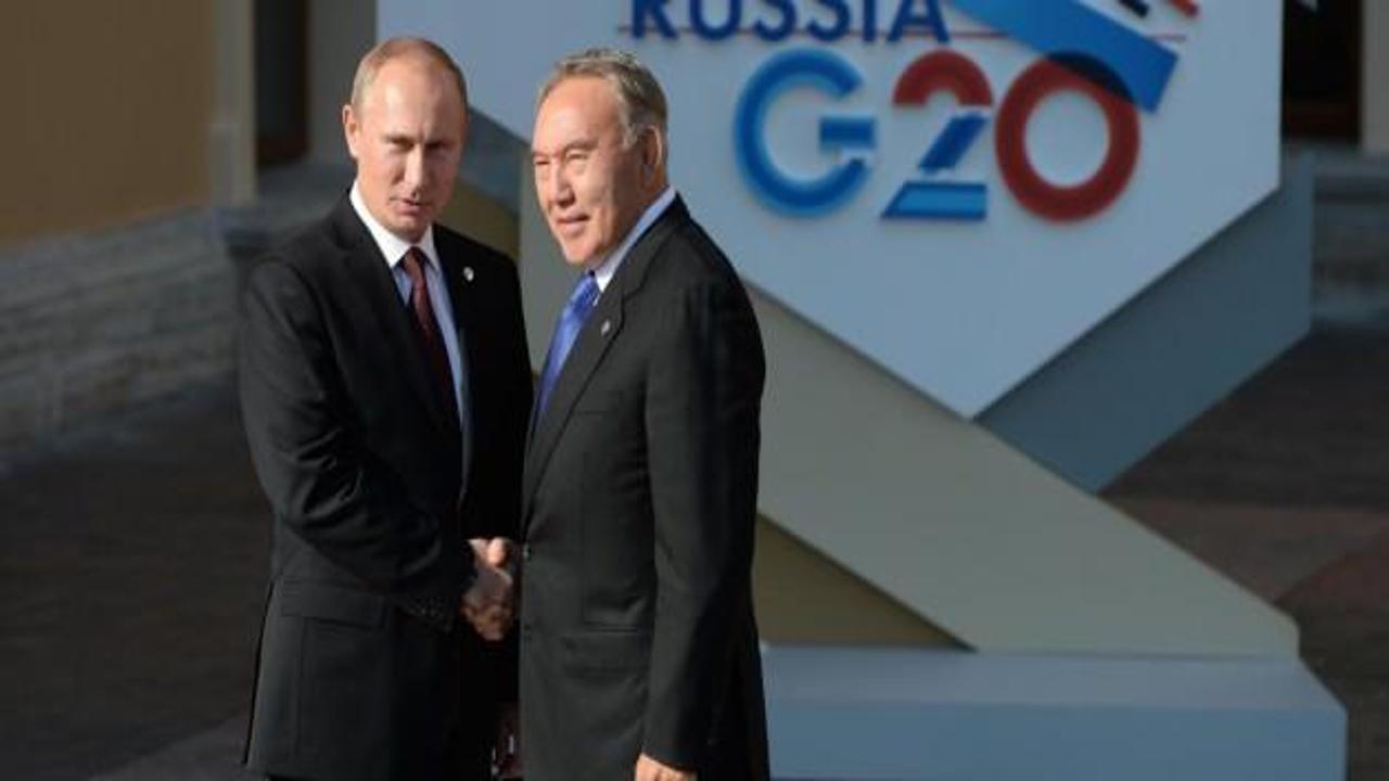Putin'den Nazarbayev'e önemli telefon