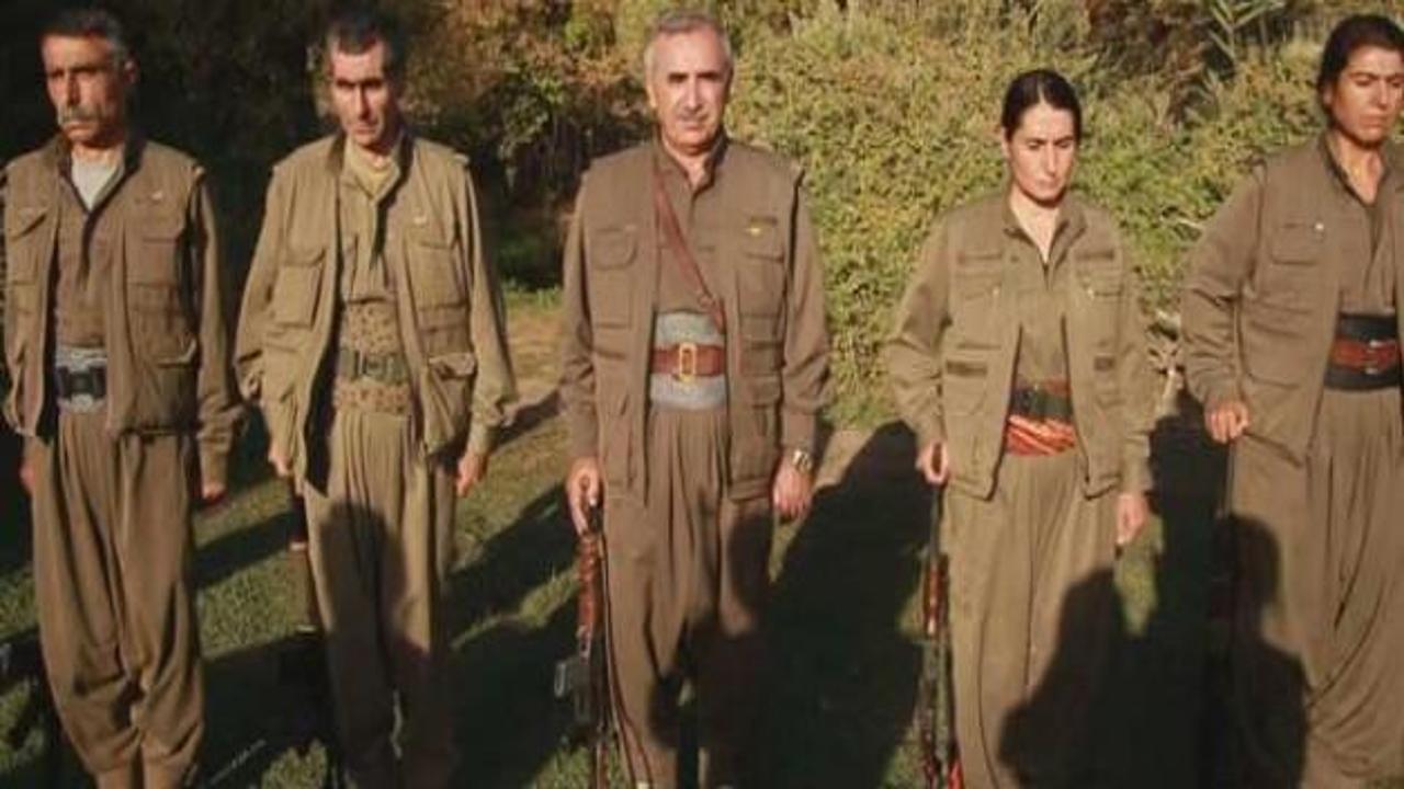 Terör örgütü PKK'da diploma töreni!