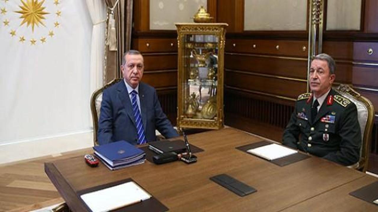 Erdoğan'ın masasında dikkat çeken detay