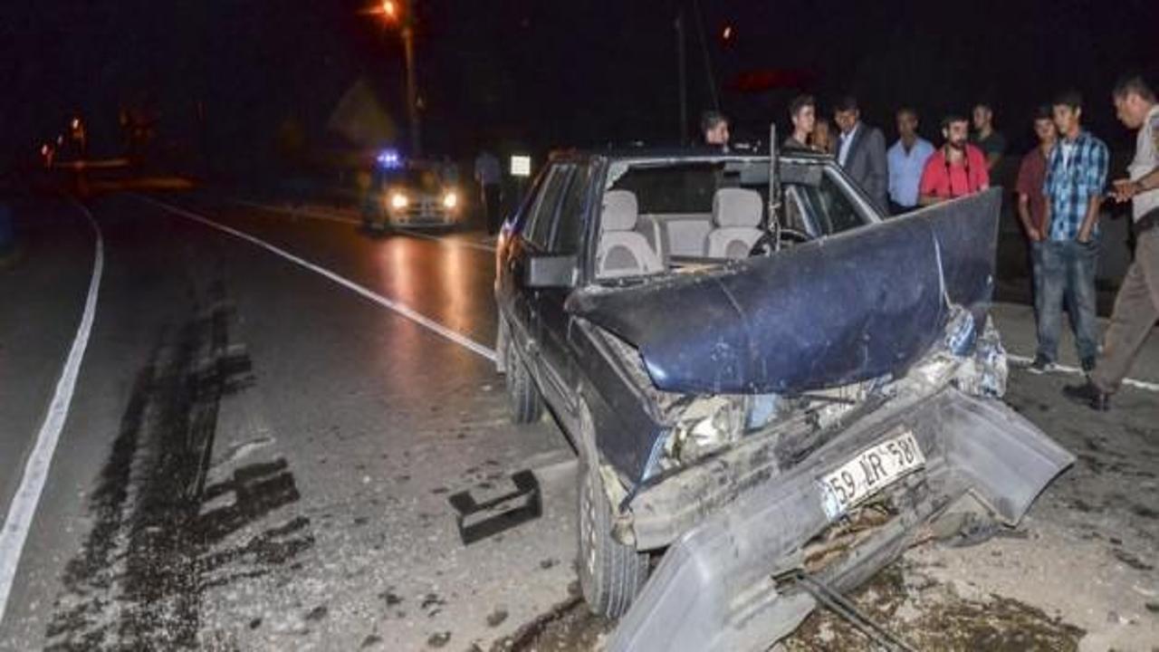 Tekirdağ'da trafik kazası: 3 yaralı