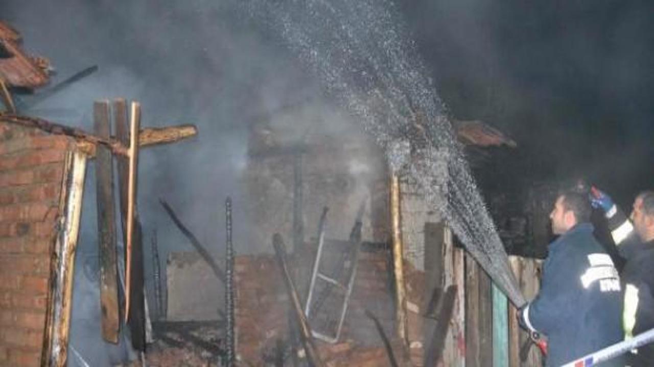 Simav'da yangın: 1 ölü 1 yaralı