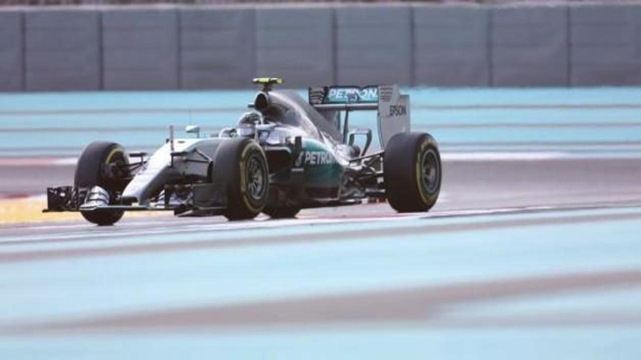 Abu Dabi'de ilk cep Rosberg'in