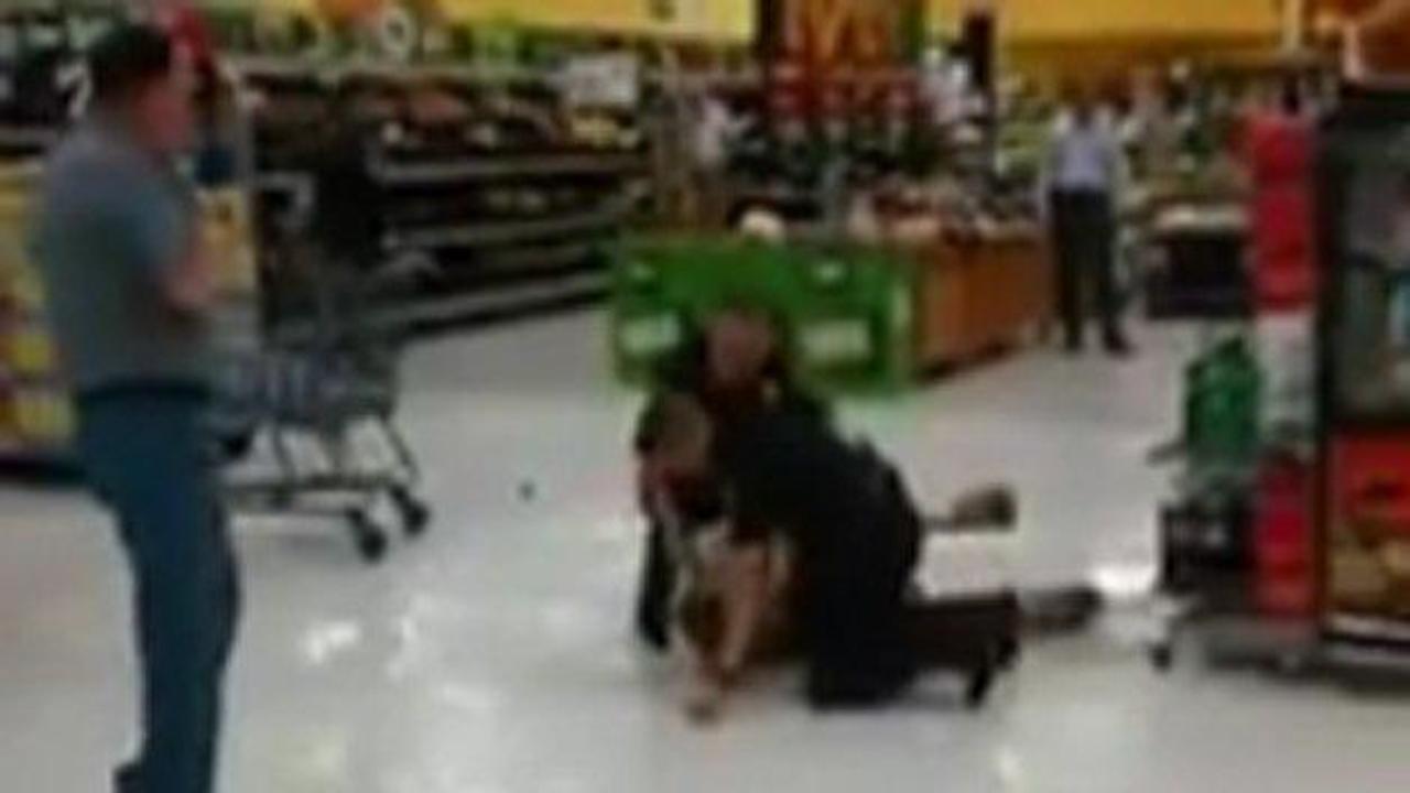 ABD polisinden süpermarkette meydan dayağı