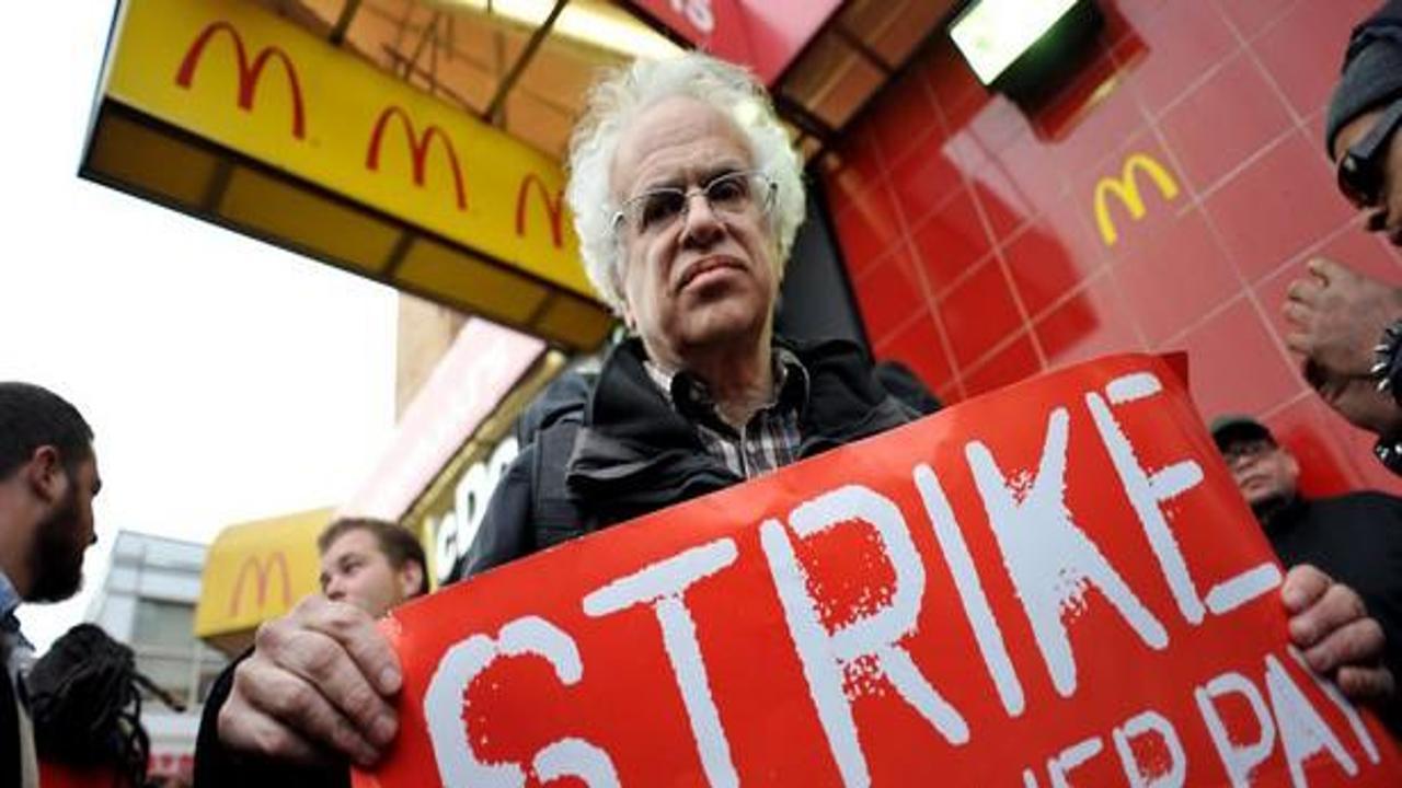 ABD'de fast food işçileri ayaklandı