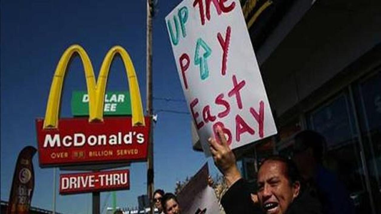 McDonald's çalışanları isyan etti