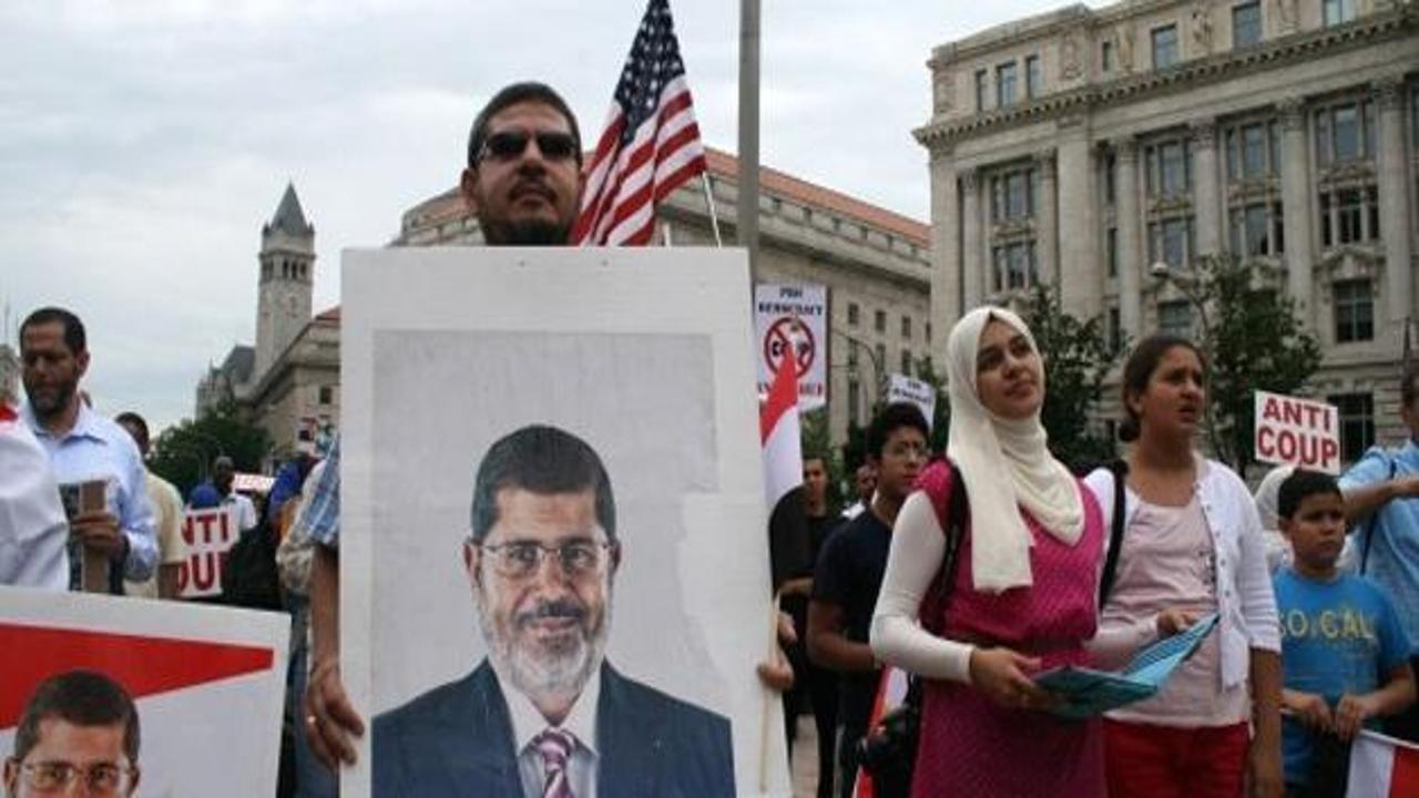 ABD'de Mursi'ye destek yürüyüşü