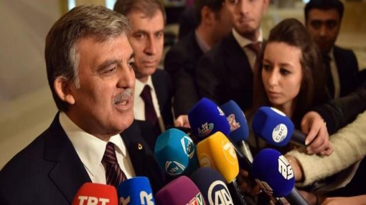 Abdullah Gül teşkilatları eleştirdi