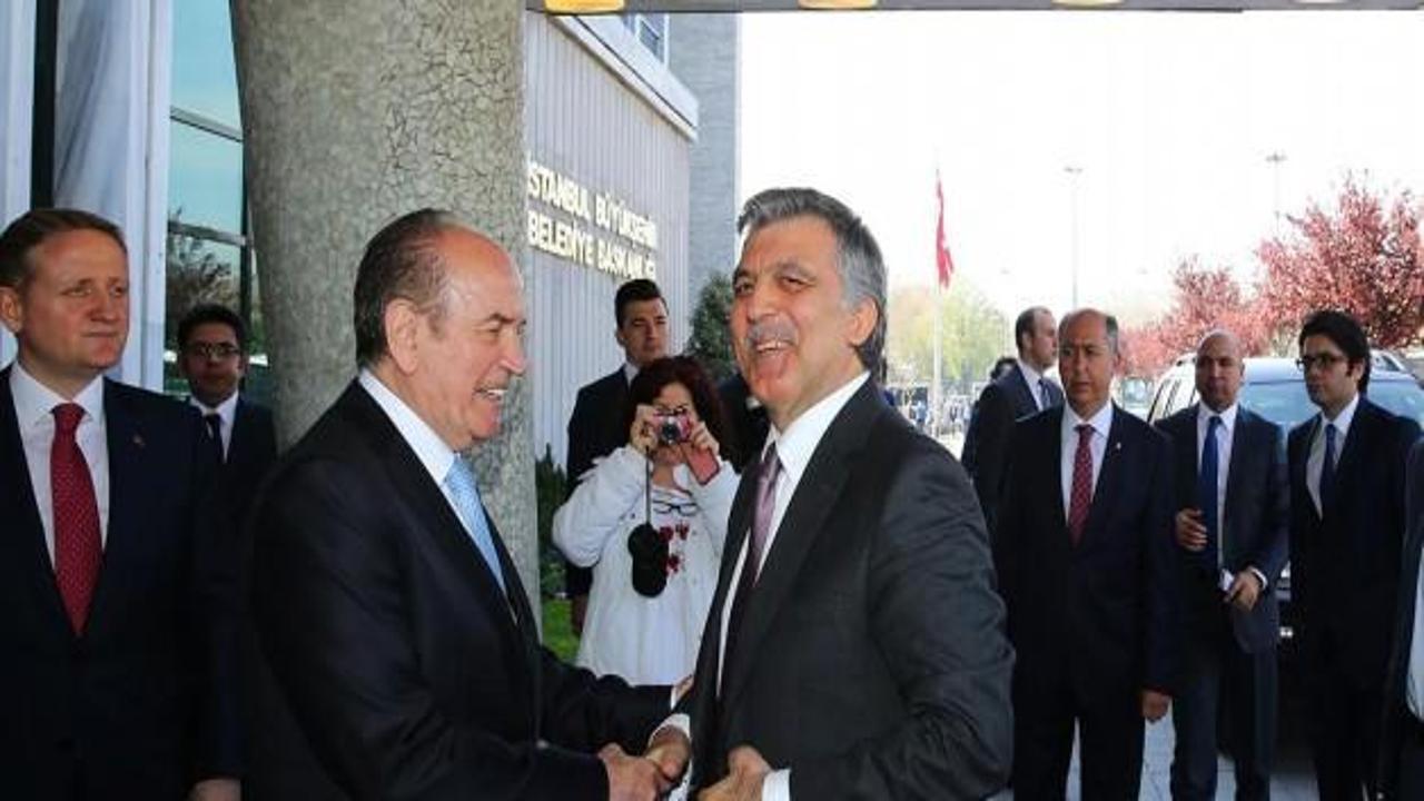 Abdullah Gül'den Topbaş'a ziyaret