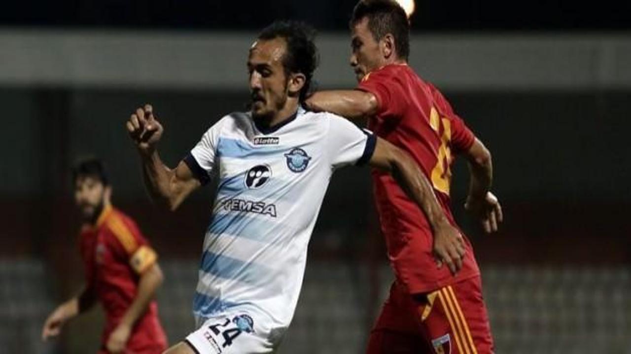 Adana Demirspor-Kayserispor maçında çıt çıkmadı