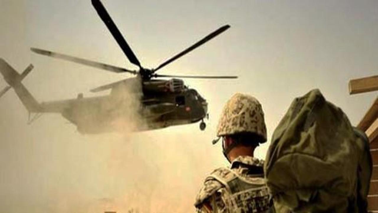 Irak'ta askeri helikopter düşürüldü