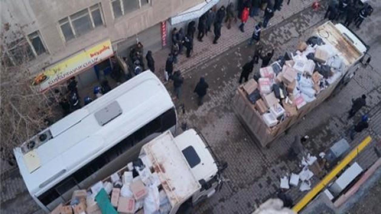 Ağrı'da ilçe merkezi ablukaya alındı