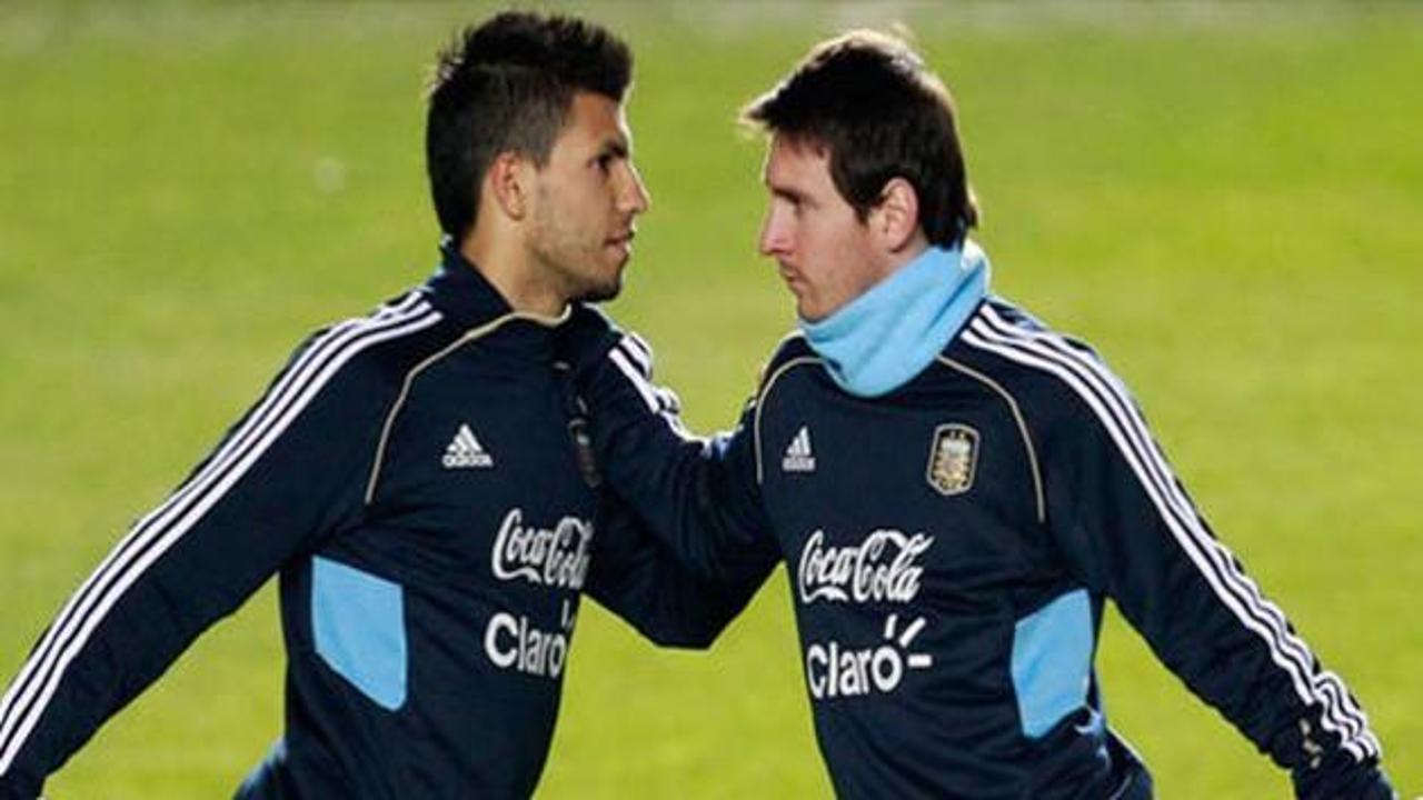 Agüero'dan Messi itirafı: Tanıyamadım...