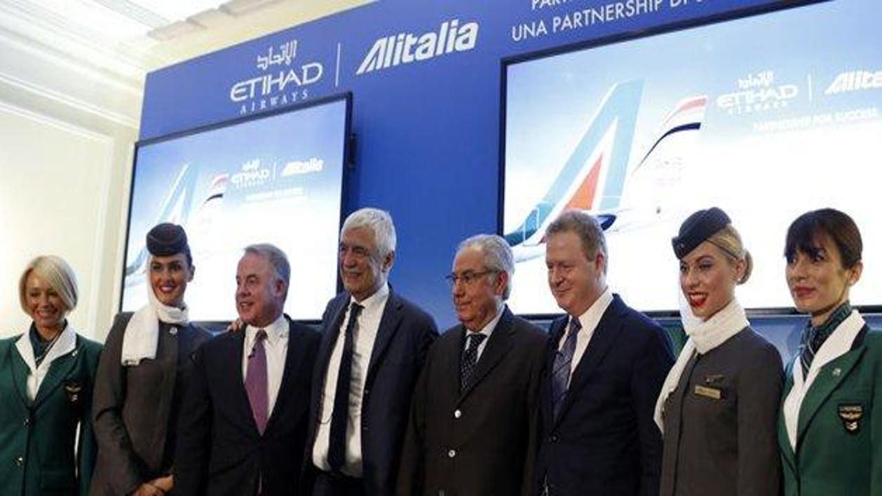 Alitalia-Etihad ortaklığında imzalar atıldı