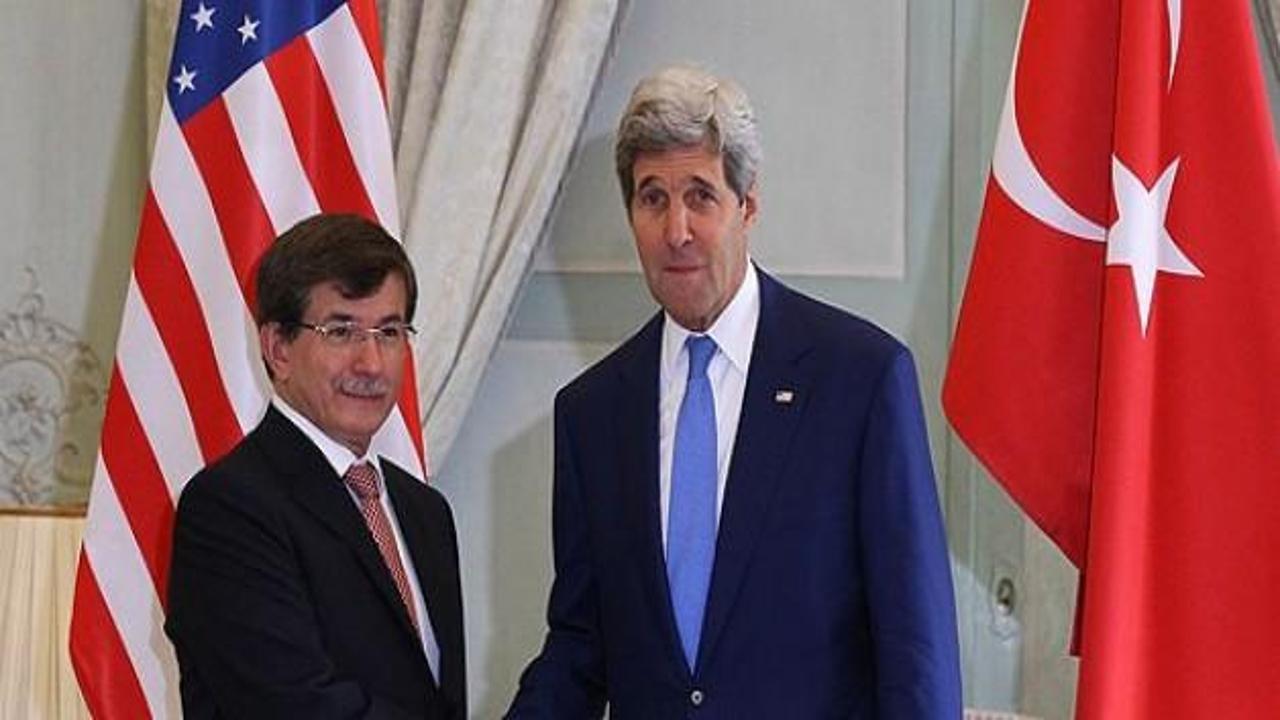 Aliyev ve Kerry'den Davutoğlu'na tebrik