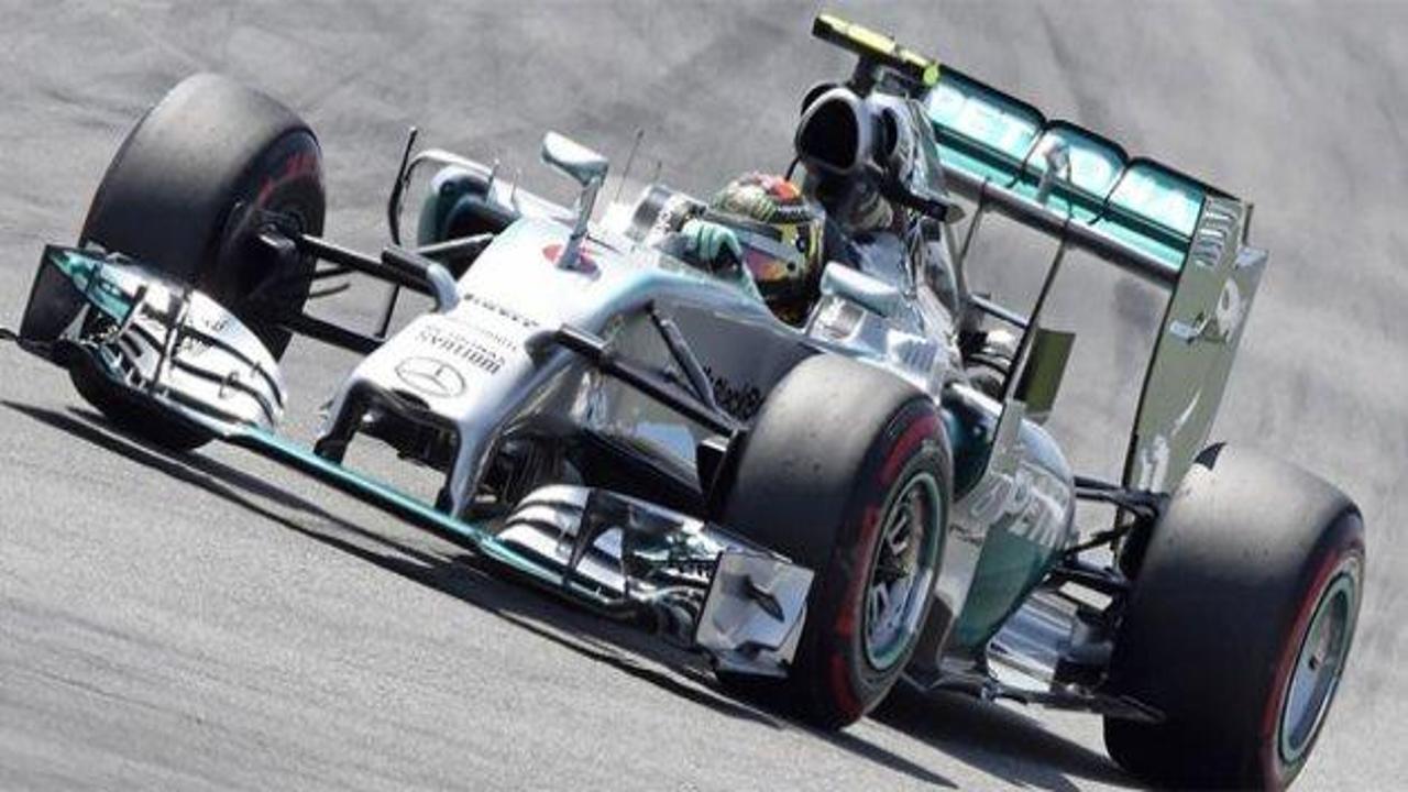 Almanya'da ilk sıra Rosberg'in