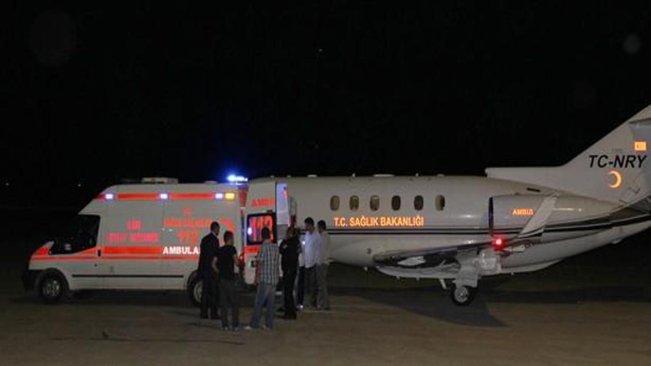 Libya'da yaralanın 5 asker Türkiye'ye getirildi