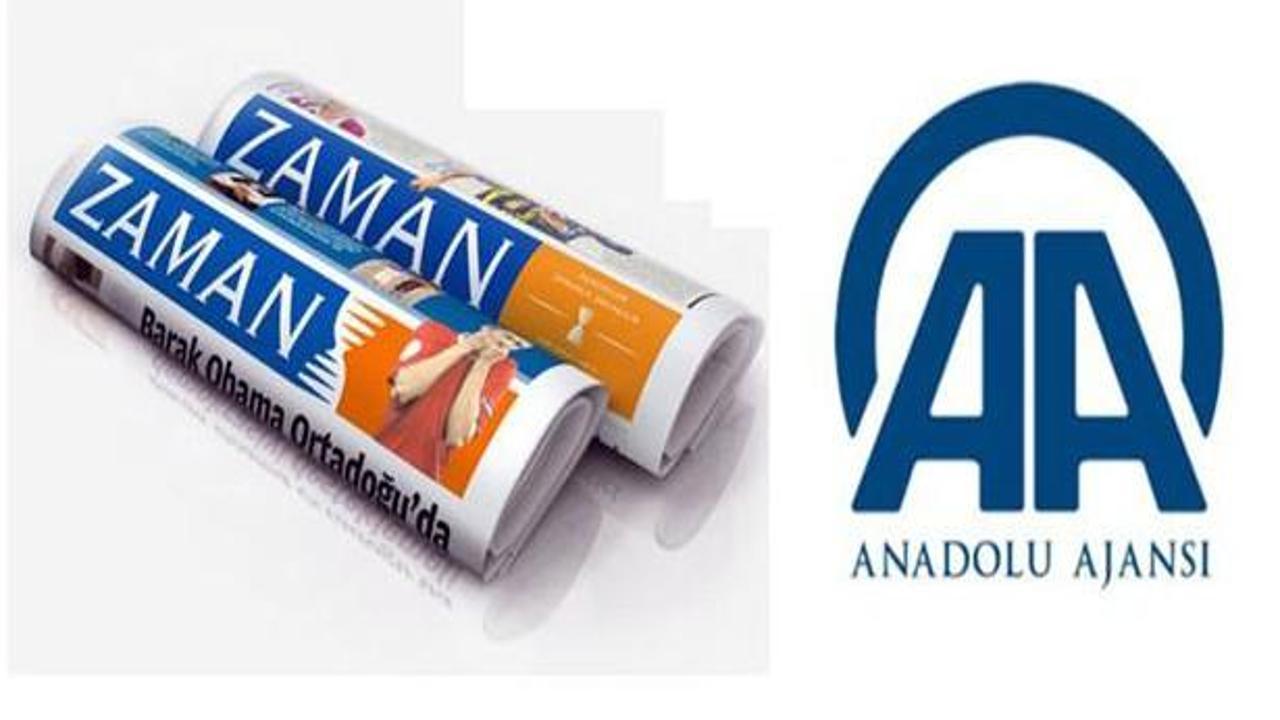 Anadolu Ajansı'ndan Zaman Gazetesi'ne tepki