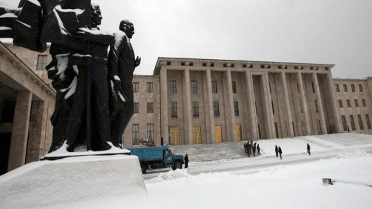 Ankara'da kar tatili