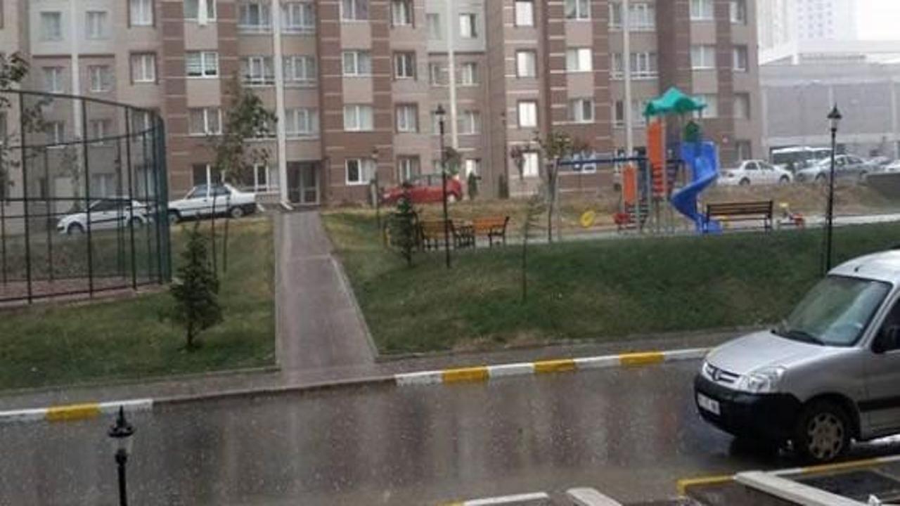 Ankara'da yağış etkili oldu