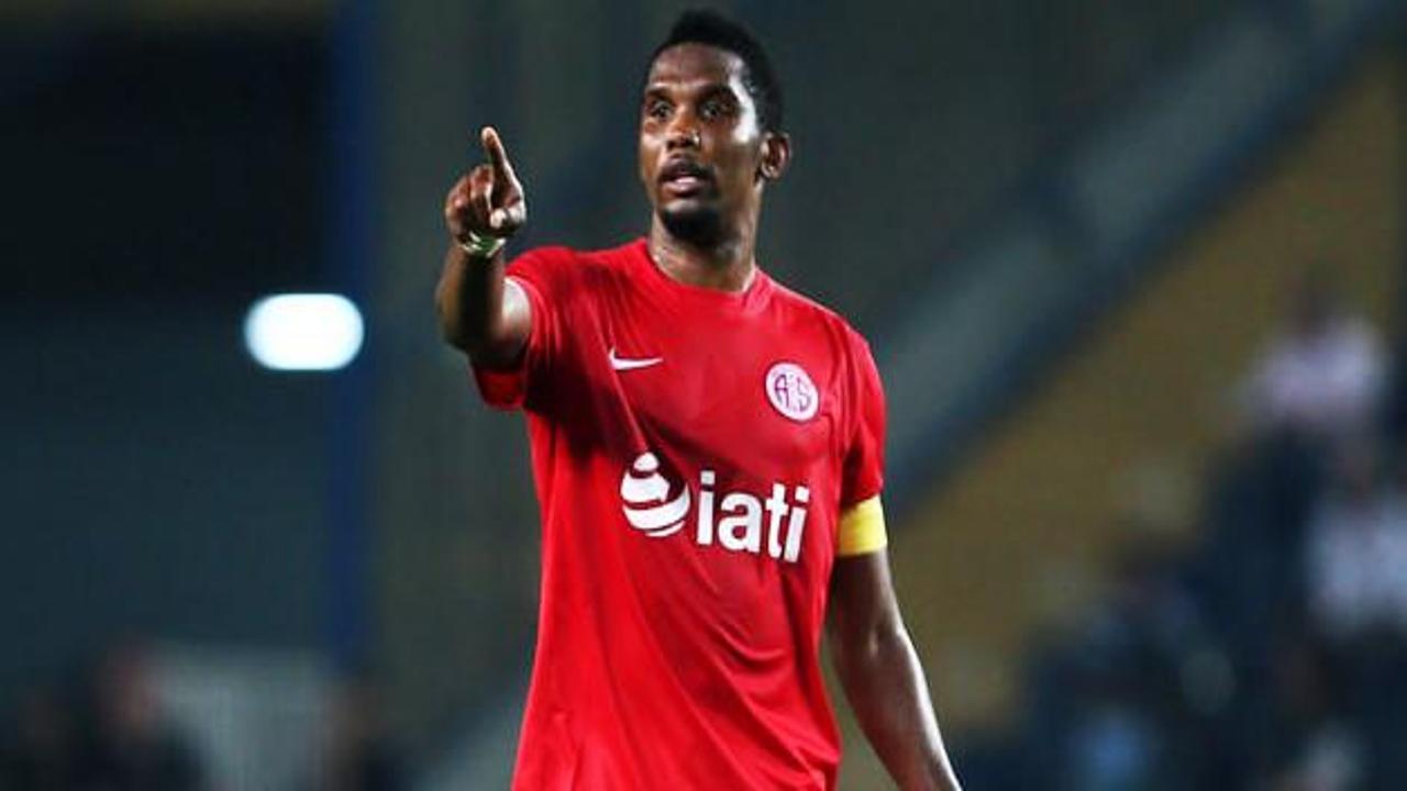 Antalyaspor'da Samuel Eto'o depremi!