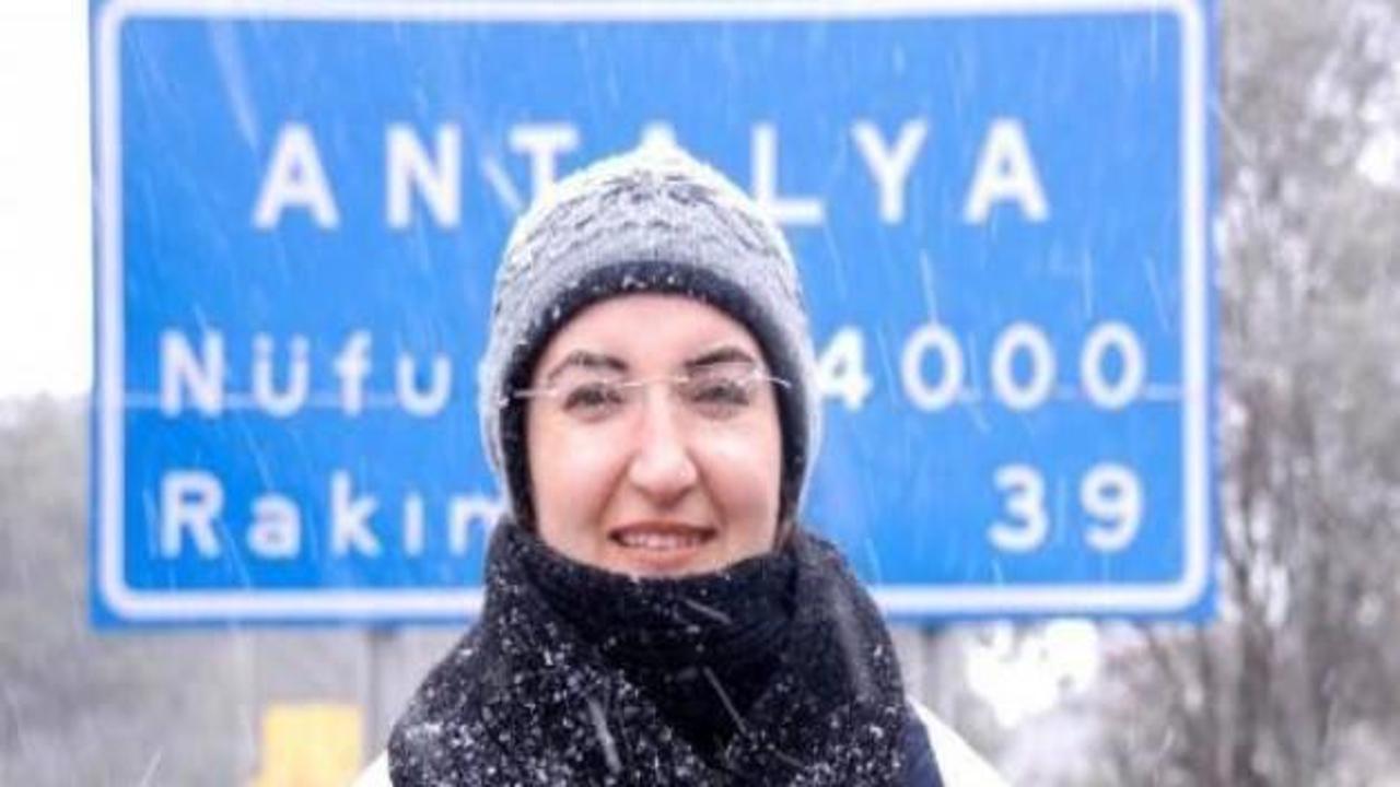 Antalya'ya kar yağdı!