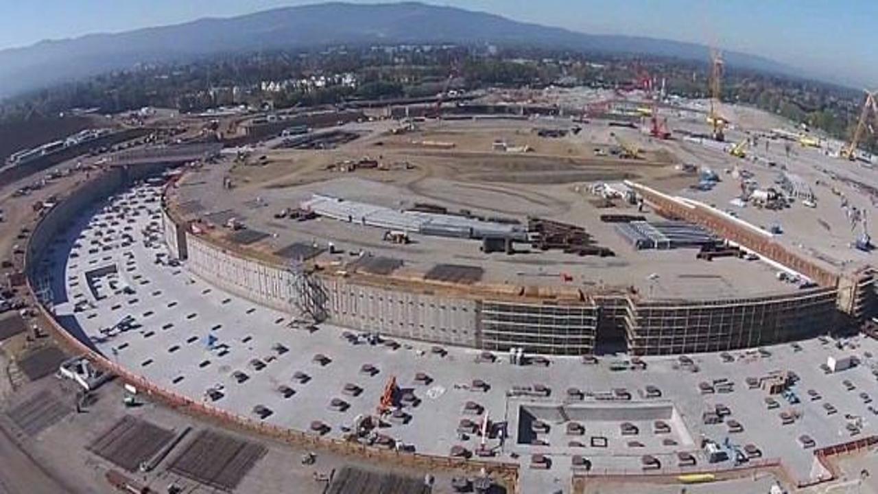 Apple yeni binası iSpaceship ne durumda?
