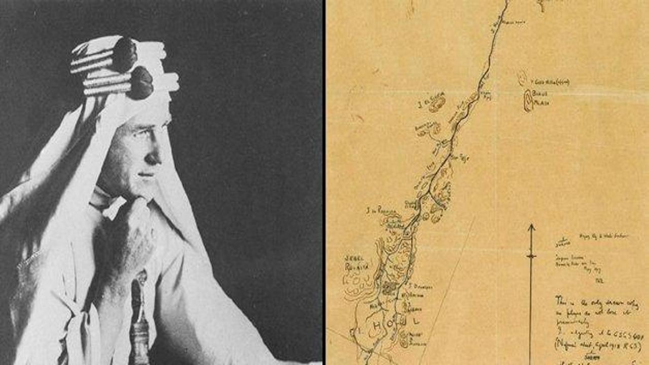 Arabistanlı Lawrence'ın haritasına rekor satış
