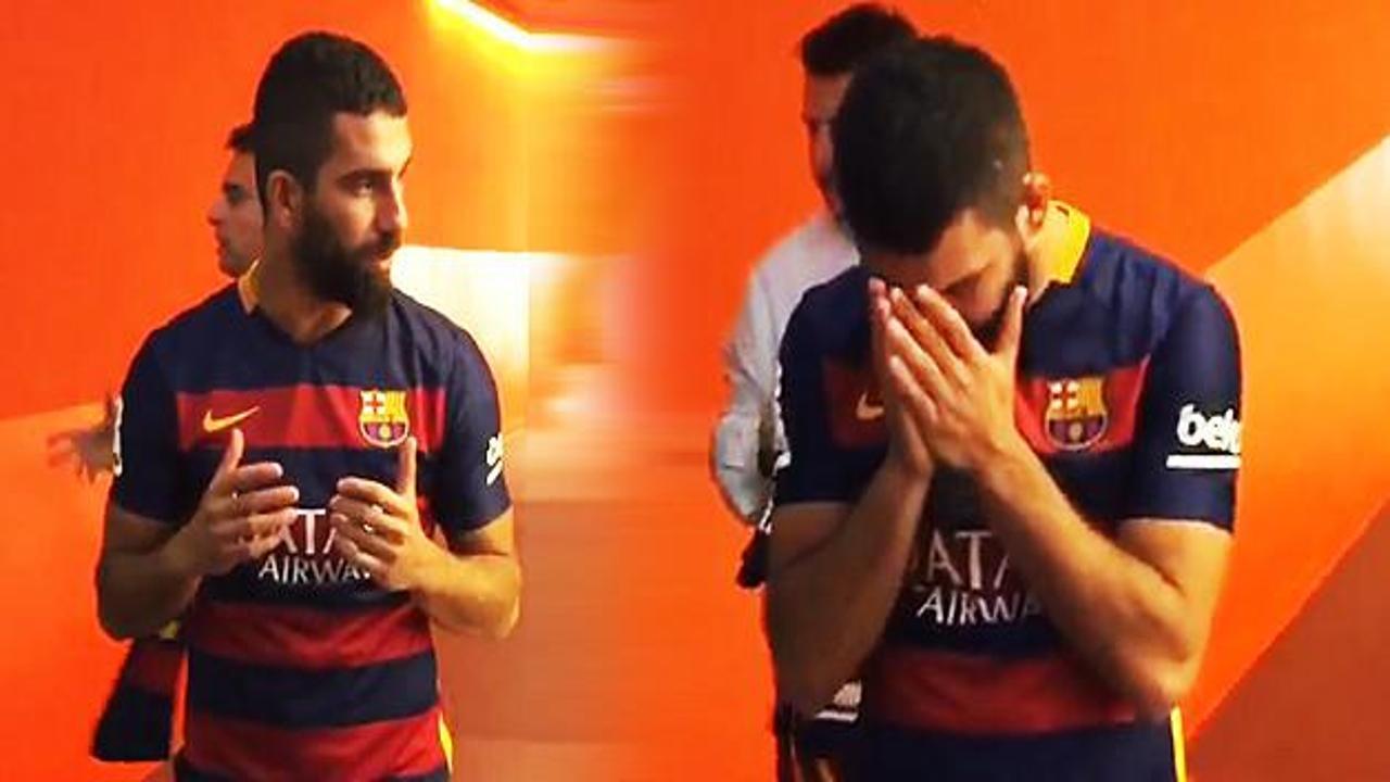 Arda, Camp Nou'ya çıkmadan böyle dua etti!