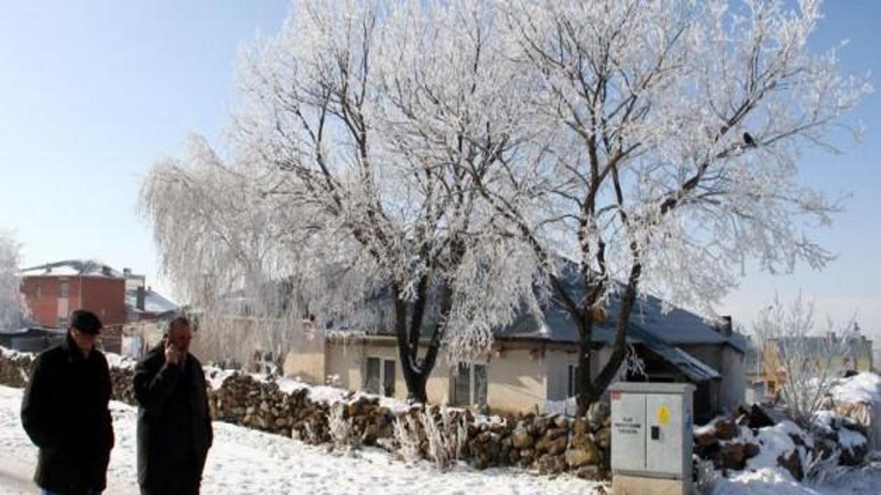 Ardahan sıfırın altında 19 dereceyi g&ouml;rd&uuml;