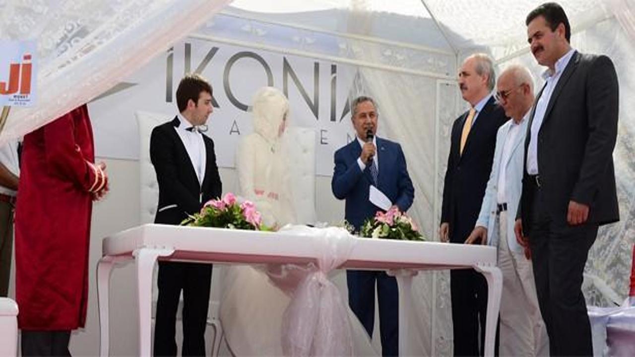 Arınç ve Kurtulmuş nikah şahitliği yaptı