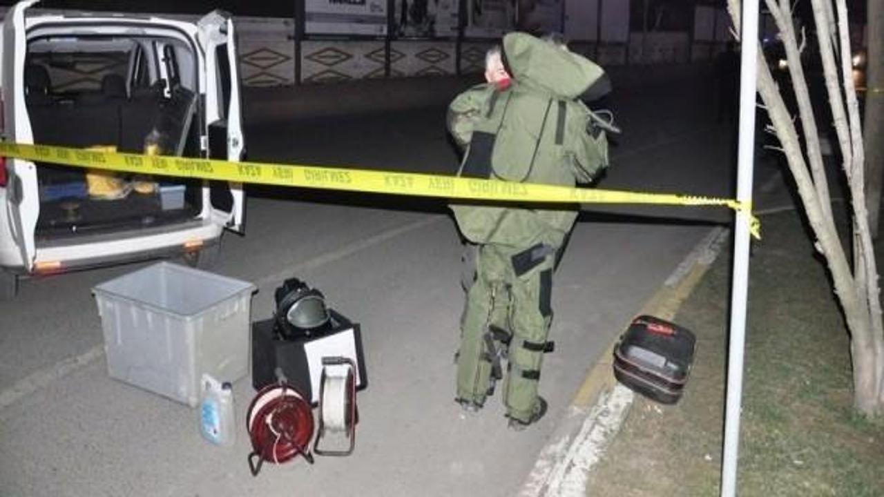 Askerlik şubesi yanında şüpheli çanta paniği