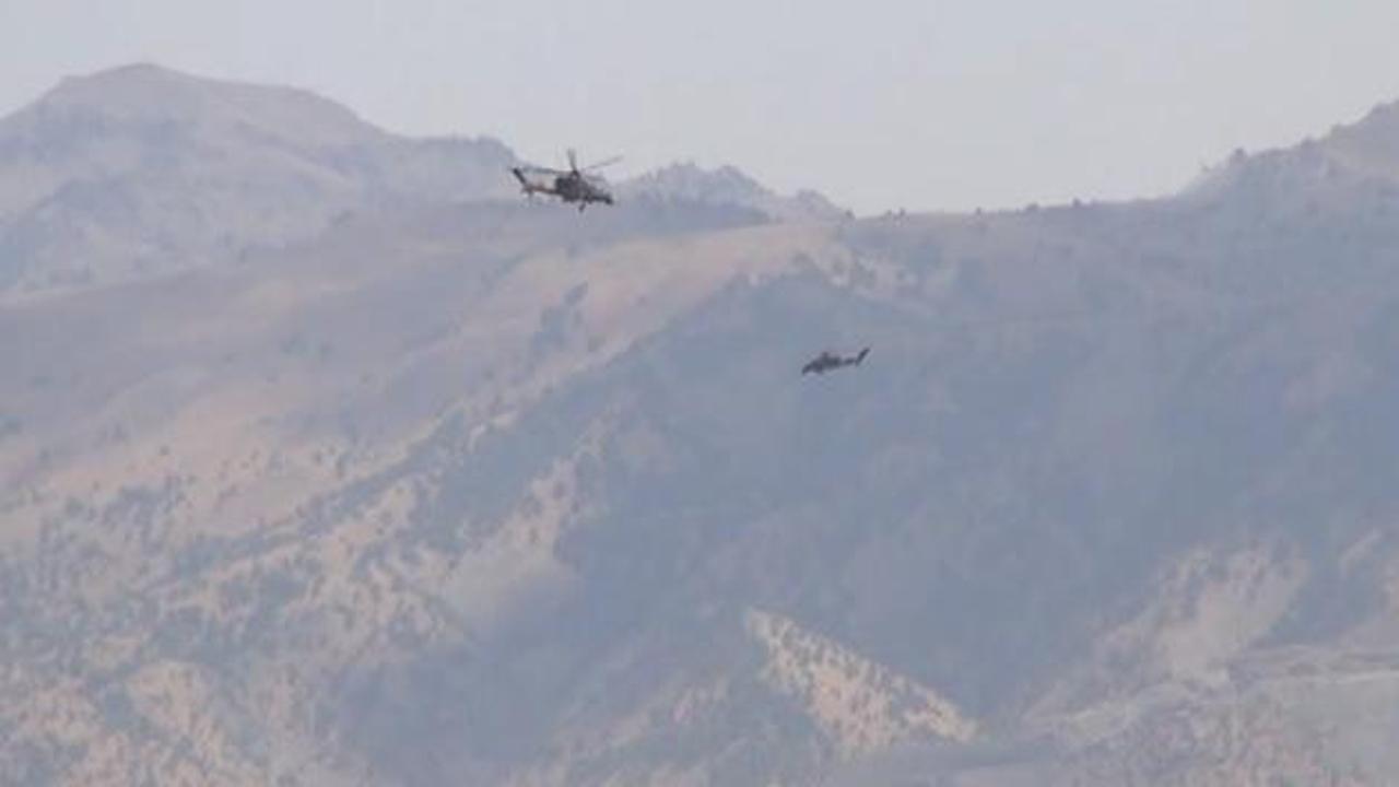 Yoğun hareketlilik: Helikopterler art arda kalktı