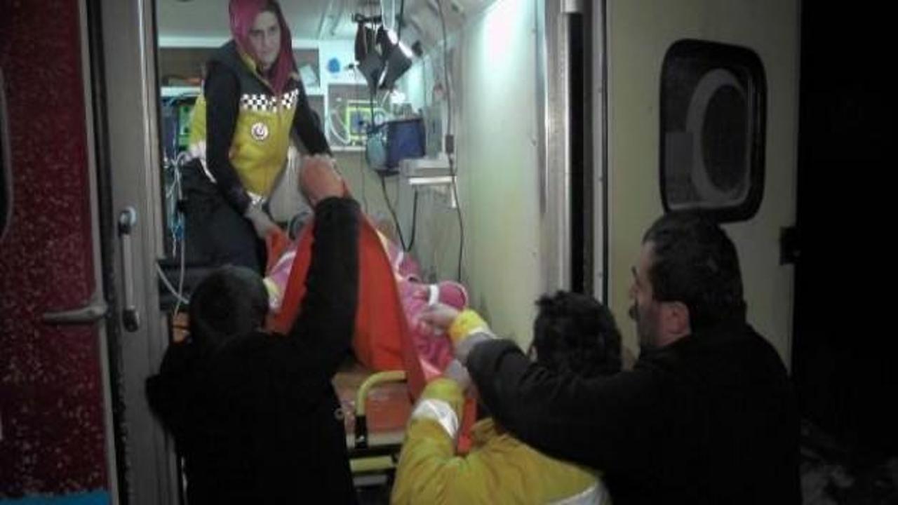 'Ayaz' bebek ambulansta doğdu