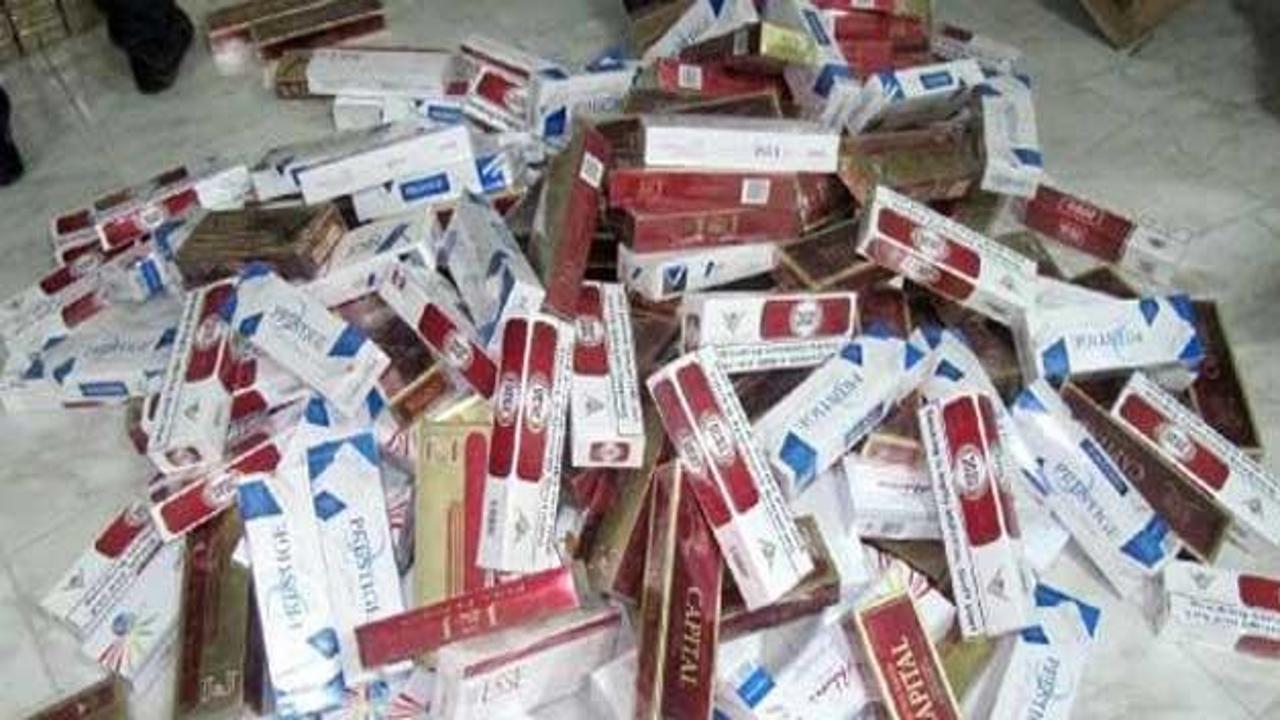 362 bin paket kaçak sigara ele geçirildi