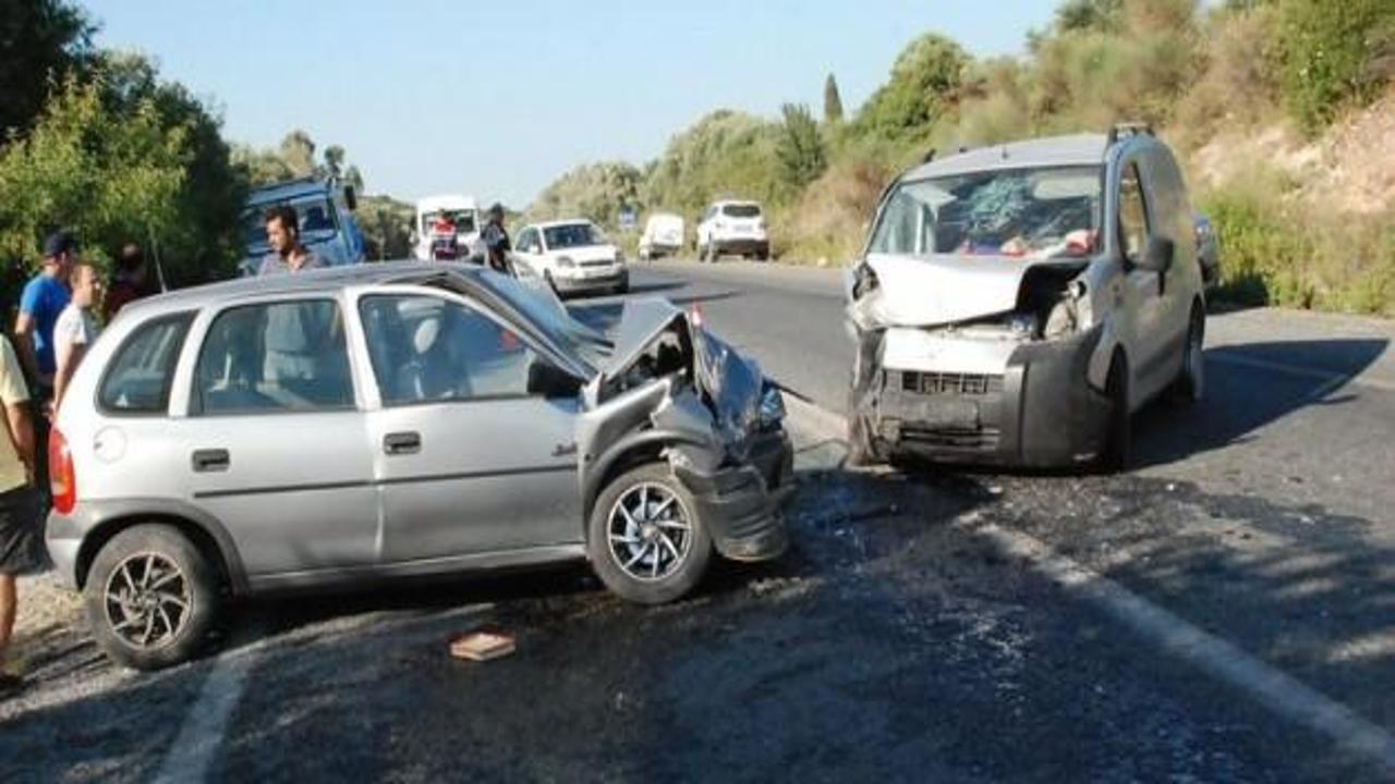 Aydın'da trafik kazası: 1 ölü, 2 yaralı