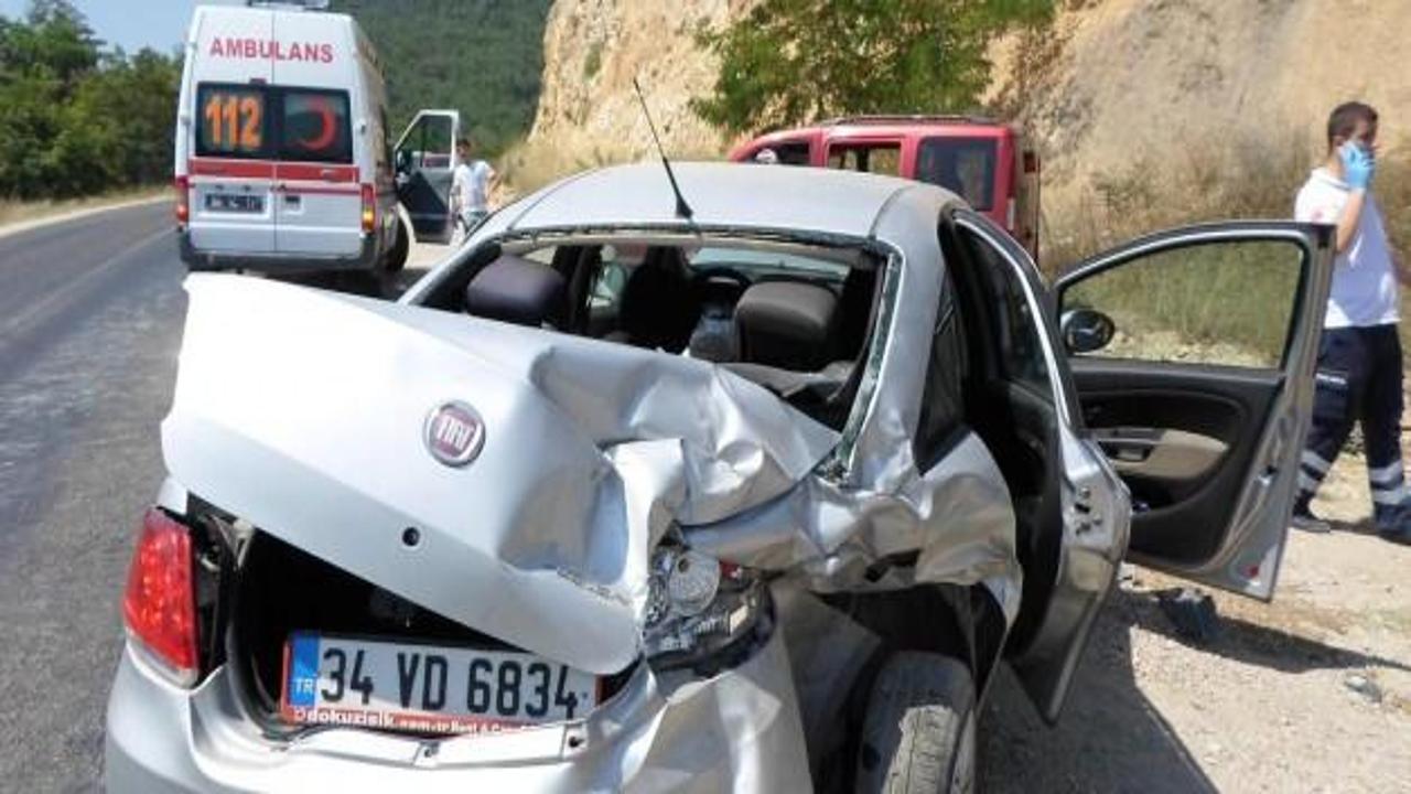 Tokat'ta zincirleme trafik kazası: 10 yaralı