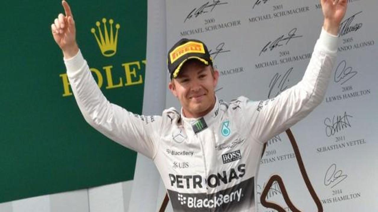 Rosberg'den sezonun 3. galibiyeti
