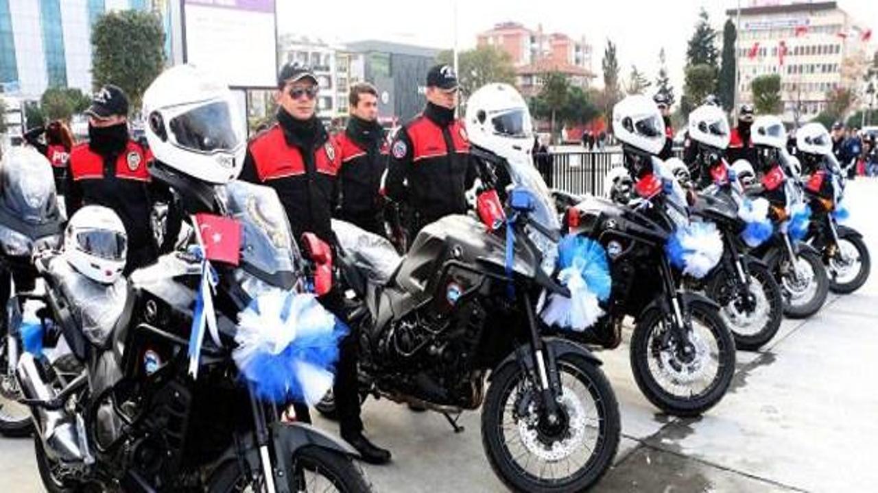 Bağcılar Belediyesi'nden Emniyete 10 motosiklet
