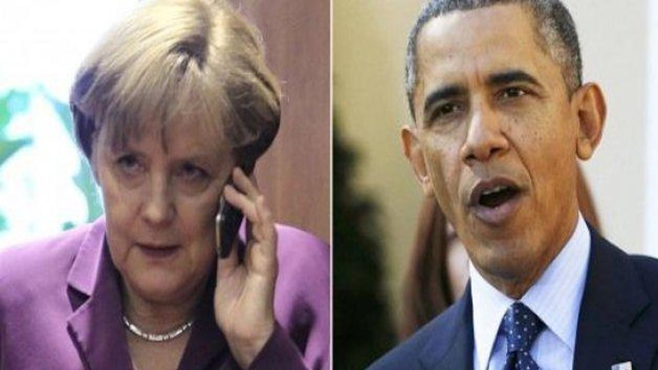 Barack Obama Merkel ile görüştü