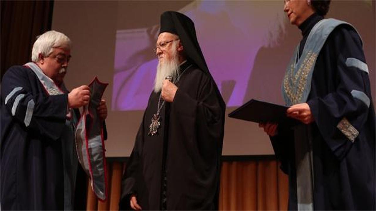 Bartholomeos'a fahri doktora unvanı