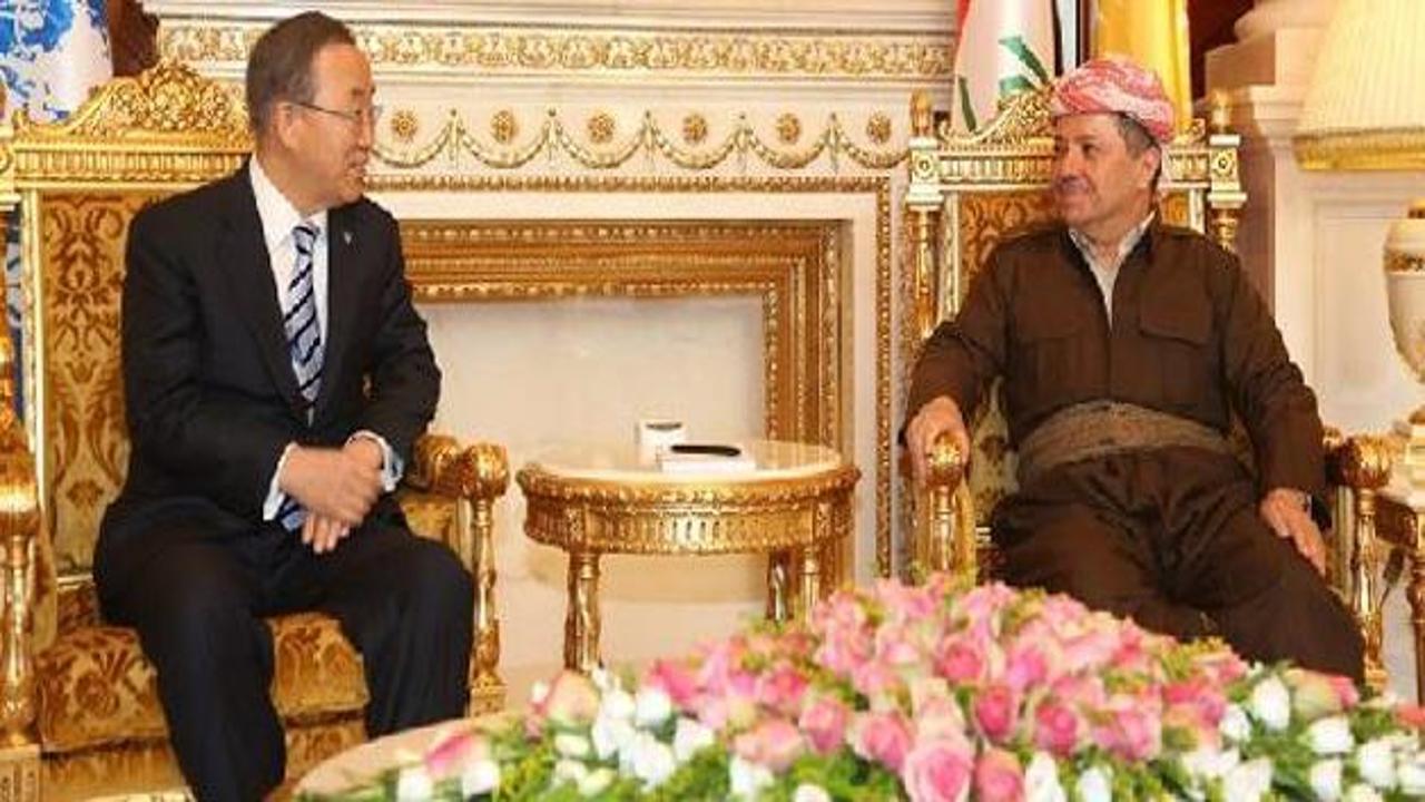 Barzani, Ban Ki-moon ile görüştü