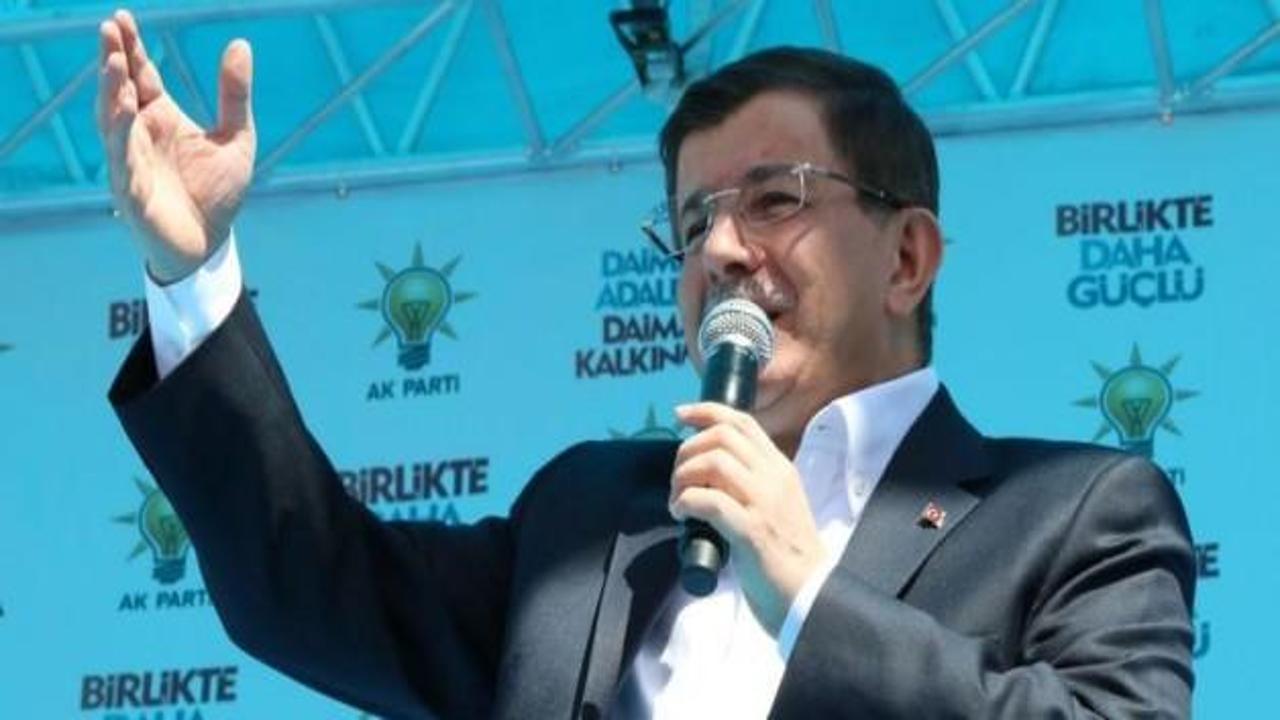 Başbakan Davutoğlu Bayburt'ta konuştu