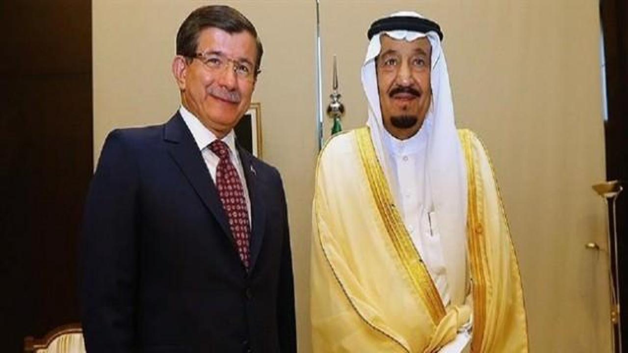 Başbakan Davutoğlu Kral Salman'la görüştü