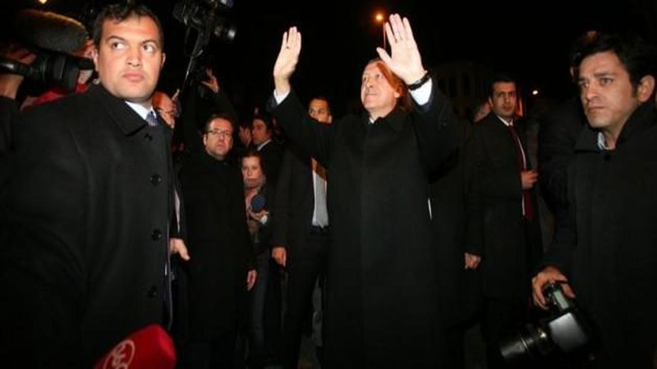 Başbakan Erdoğan'a sevgi gösterisi