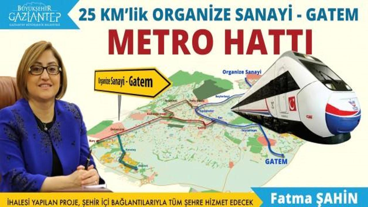 Şahin'den Gaziantep'e metro müjdesi