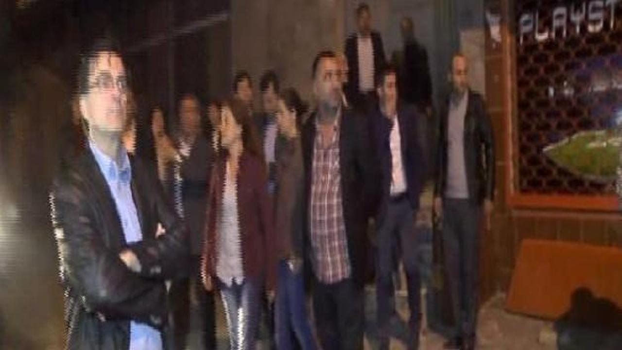 BDP'liler 7 saat sonra binadan çıkabildi