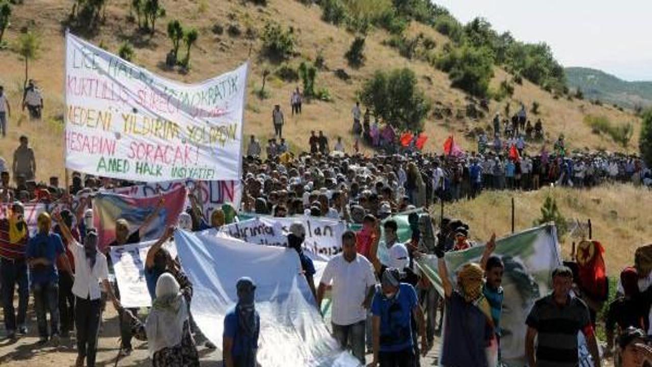 BDP'liler Lice için Fis Ovası'na yürüdü